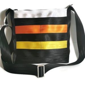 candy corn colored seatbelt bag *Not my make but something I can make*